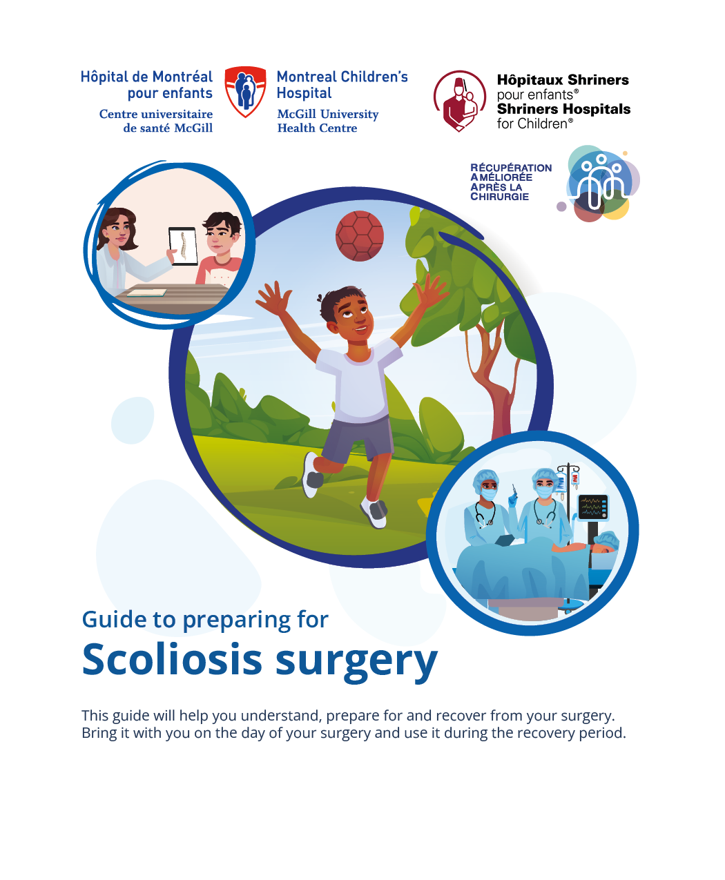 Guide to preparing for Scoliosis surgery english cover