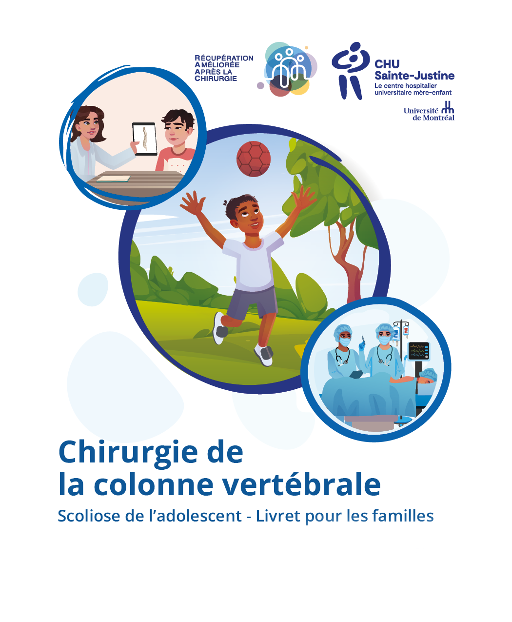 Guide de préparation à la chirurgie de la scoliose couverture française