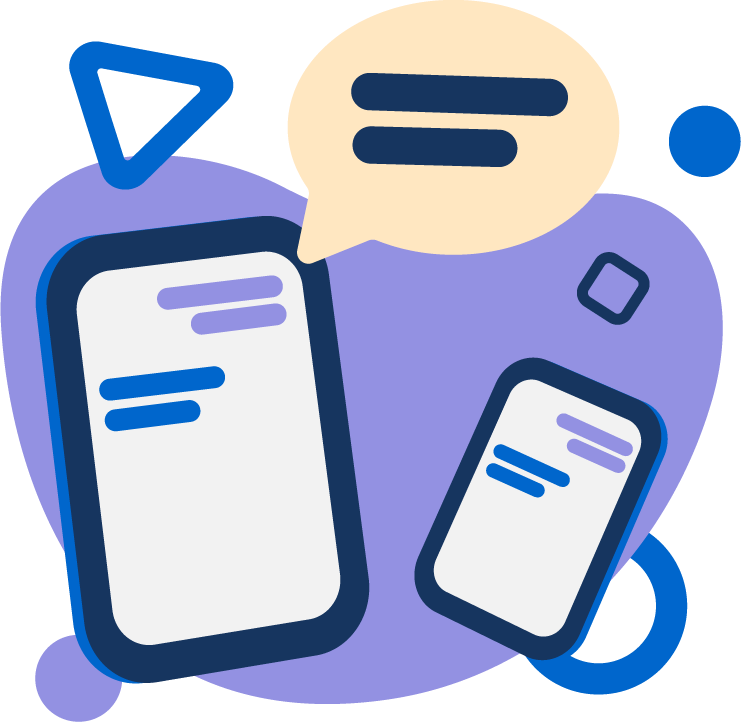 Illustration of smartphone